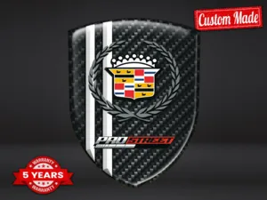 Cadillac Pegatina Cúpula Acabado Superior Insignias De Lujo ST